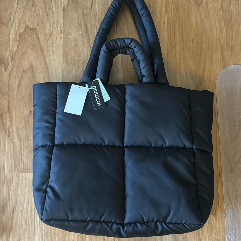 HM Puffy Tote Bag